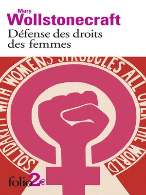 cover image of Défense des droits des femmes (Textes choisis)